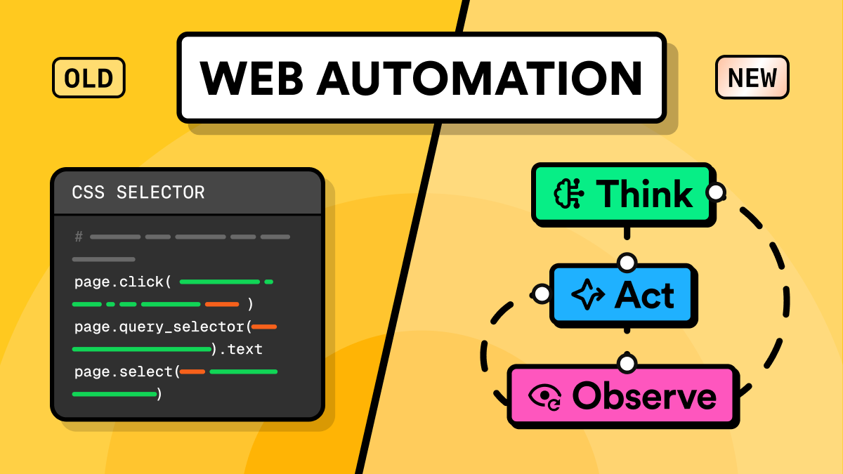 Declarative Web Automation: Transitioning from CSS Selectors to ReAct Agent Loops