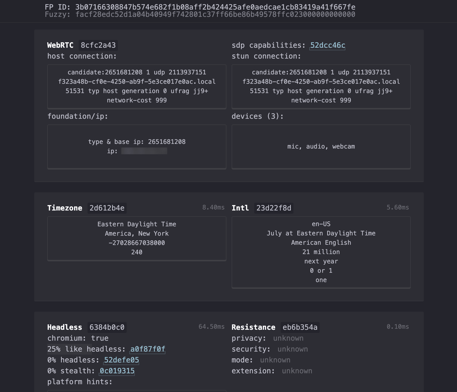 Kameleo on CreepJS, real Mac fingerprint, 0% headless, correct frozen UA
