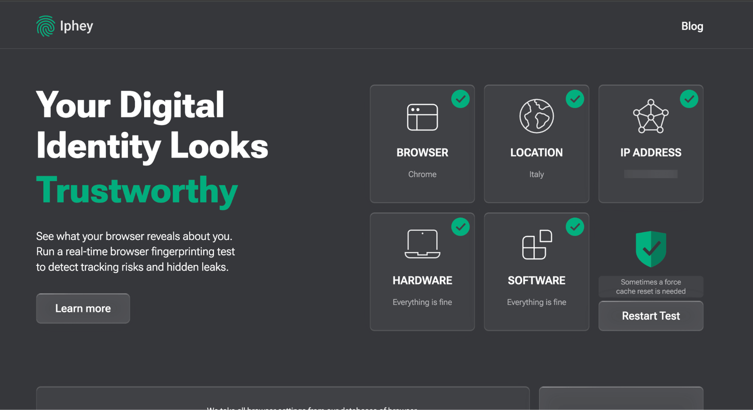 Multilogin passing Iphey, digital identity looks trustworthy