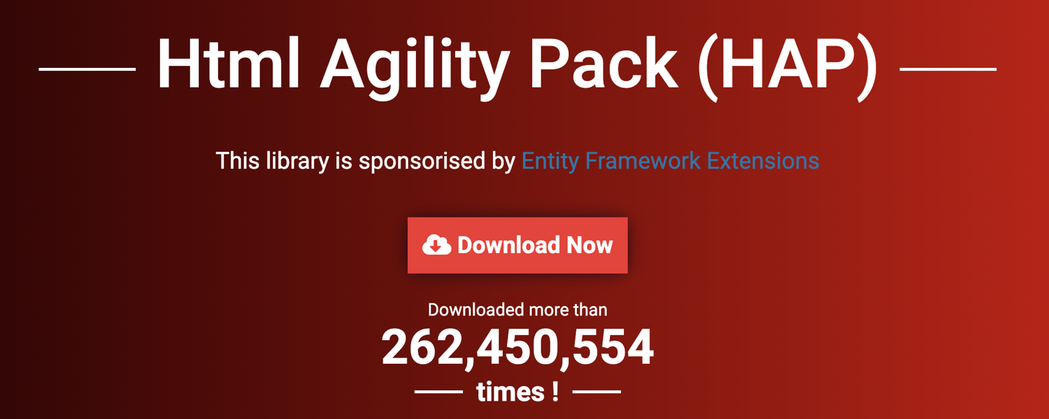 Html Agility Pack HTML parser