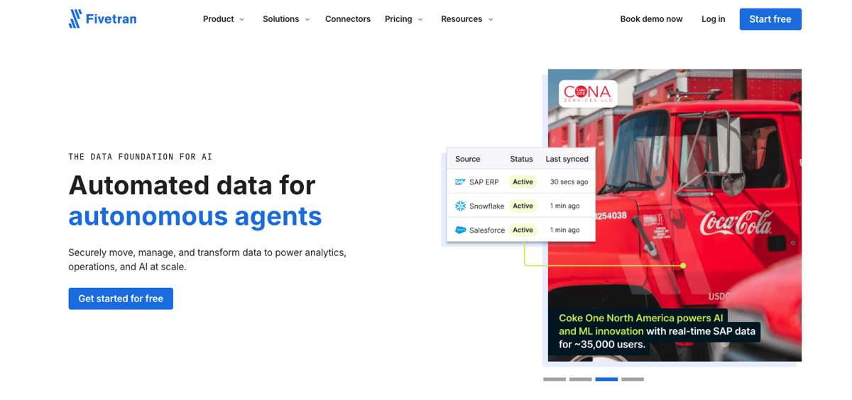 Fivetran managed data pipeline platform