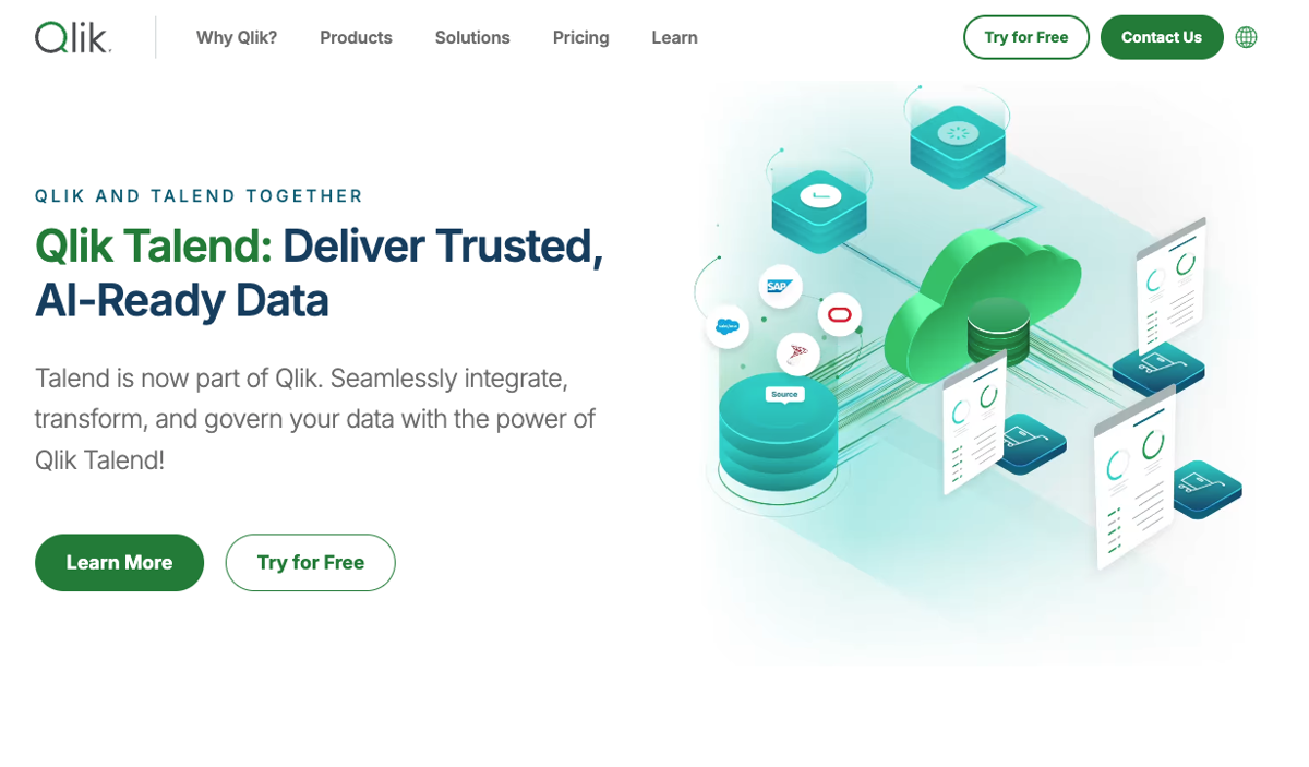 Qlik Talend Cloud enterprise data integration platform