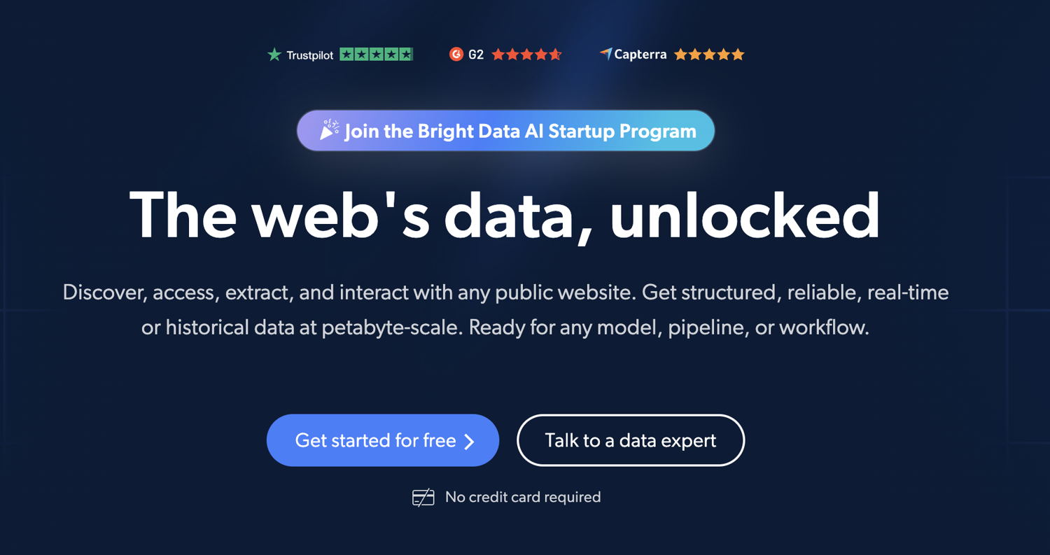 Bright Data scraping and proxy infrastructure