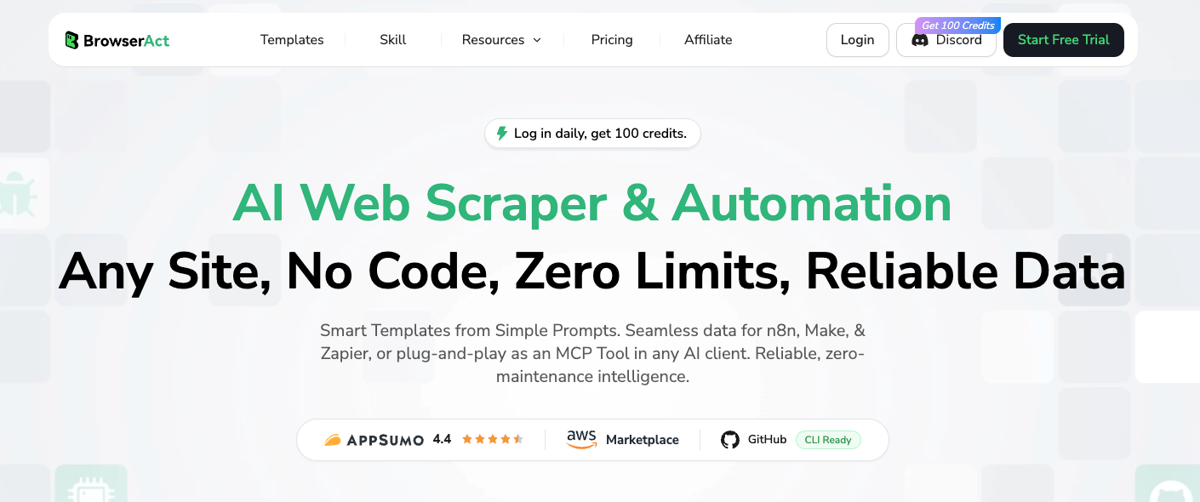 BrowserAct browser automation scraping