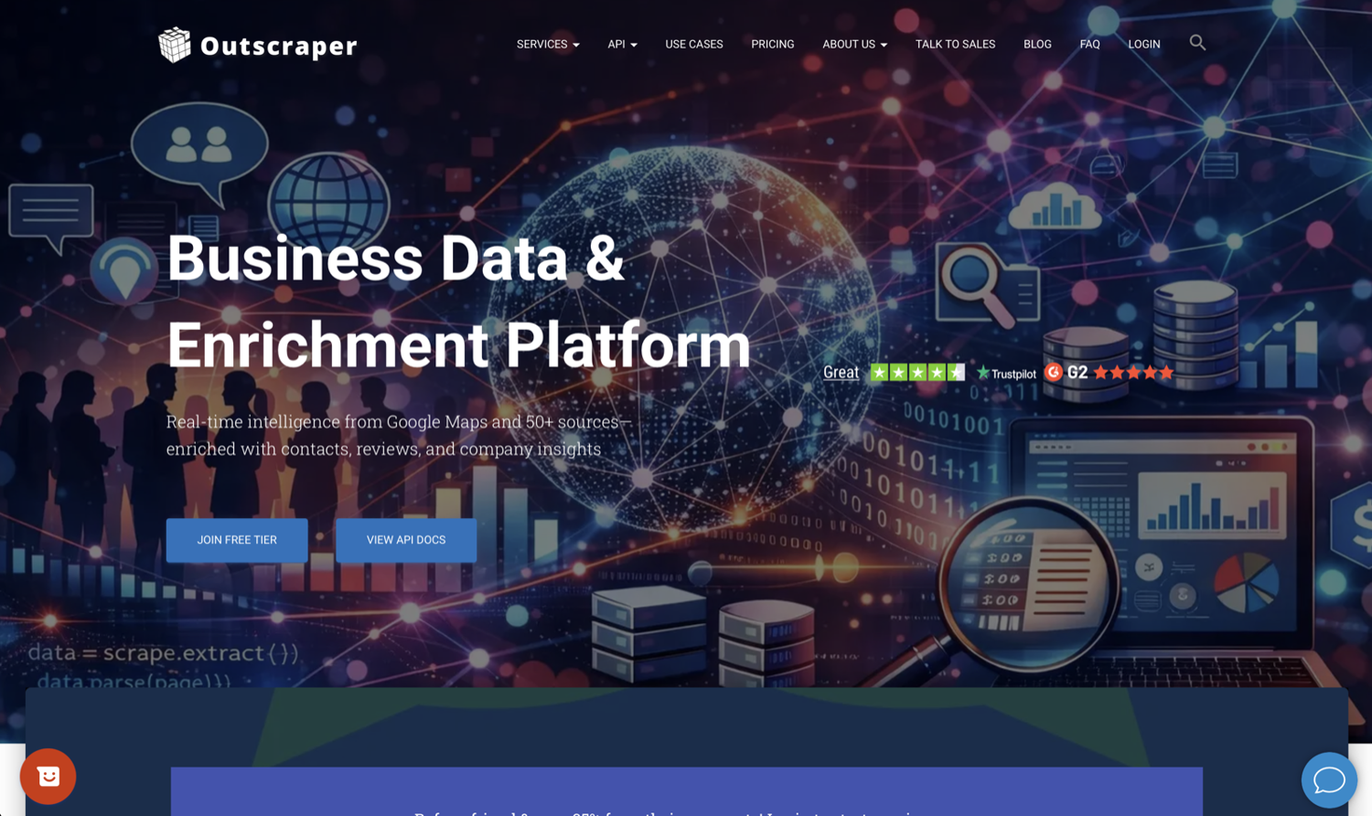 Outscraper SERP and Google data scraping API