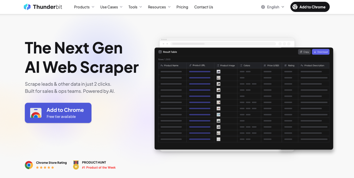 Thunderbit Patreon scraper