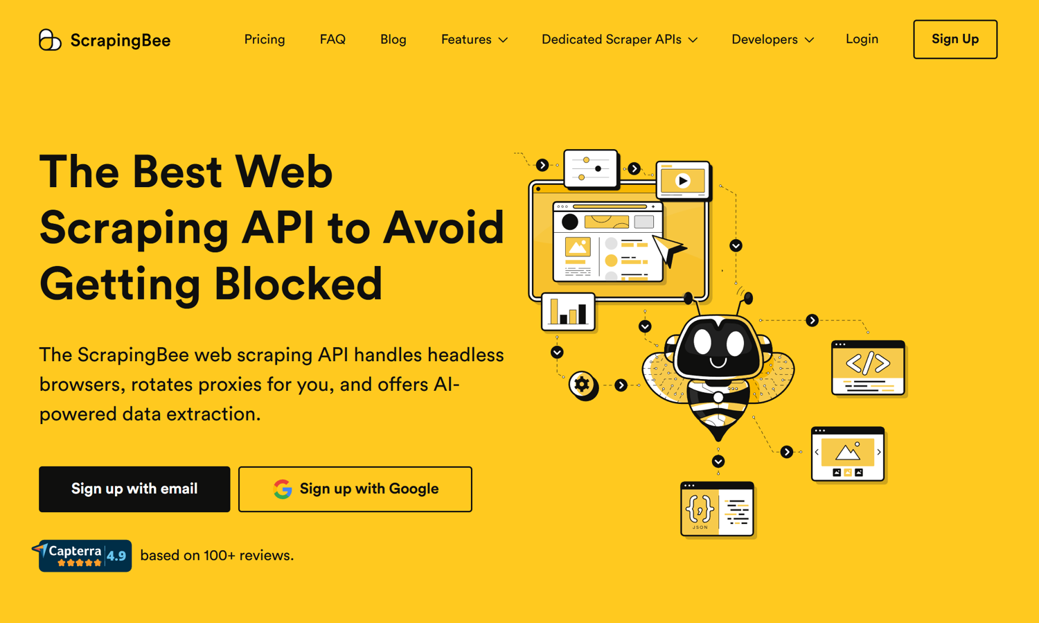 ScrapingBee web scraping API