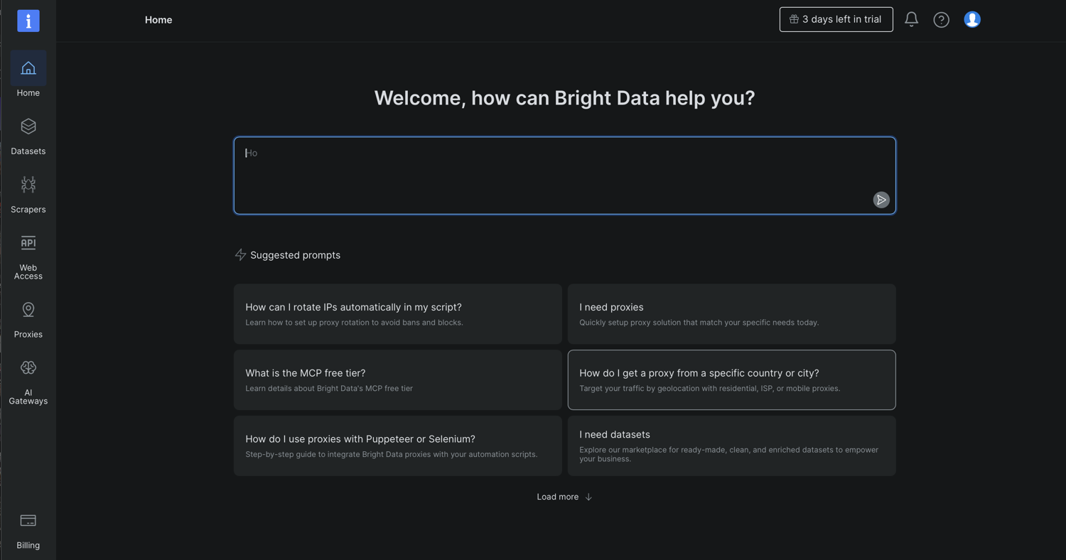 Bright Data proxy network statistics