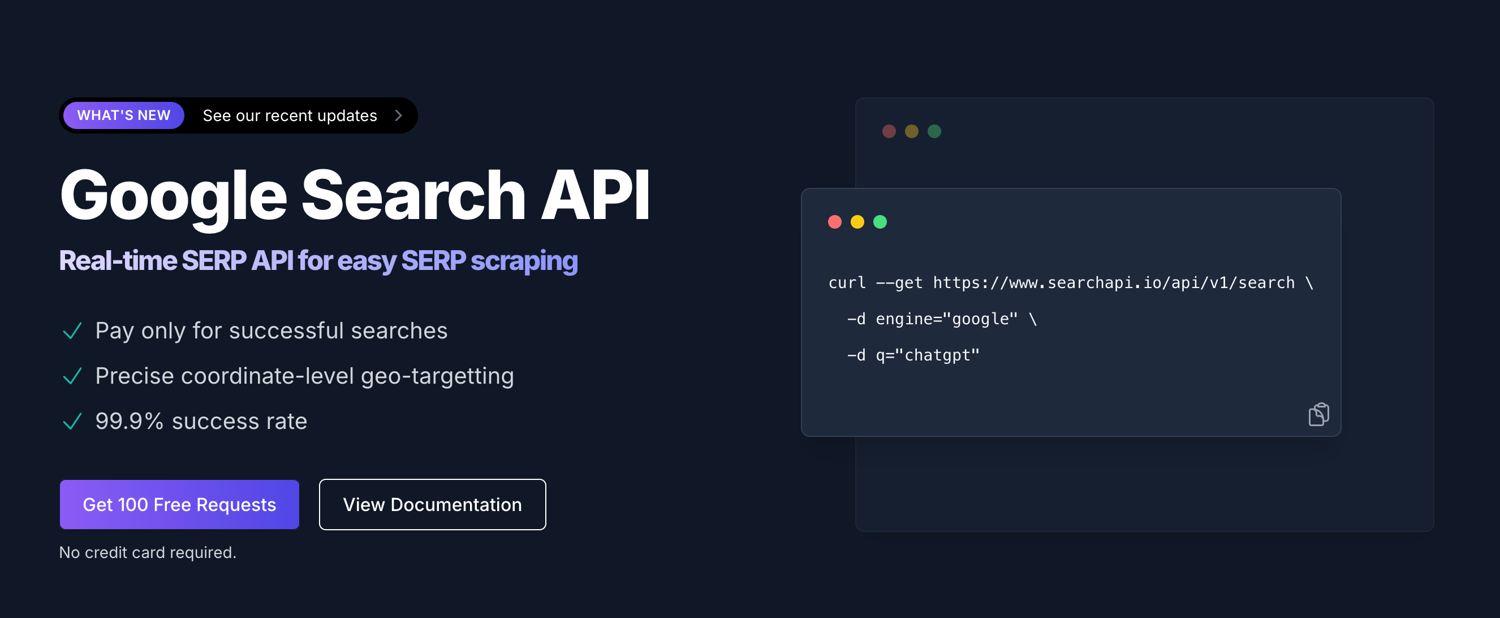 SerpApi search engine scraping API