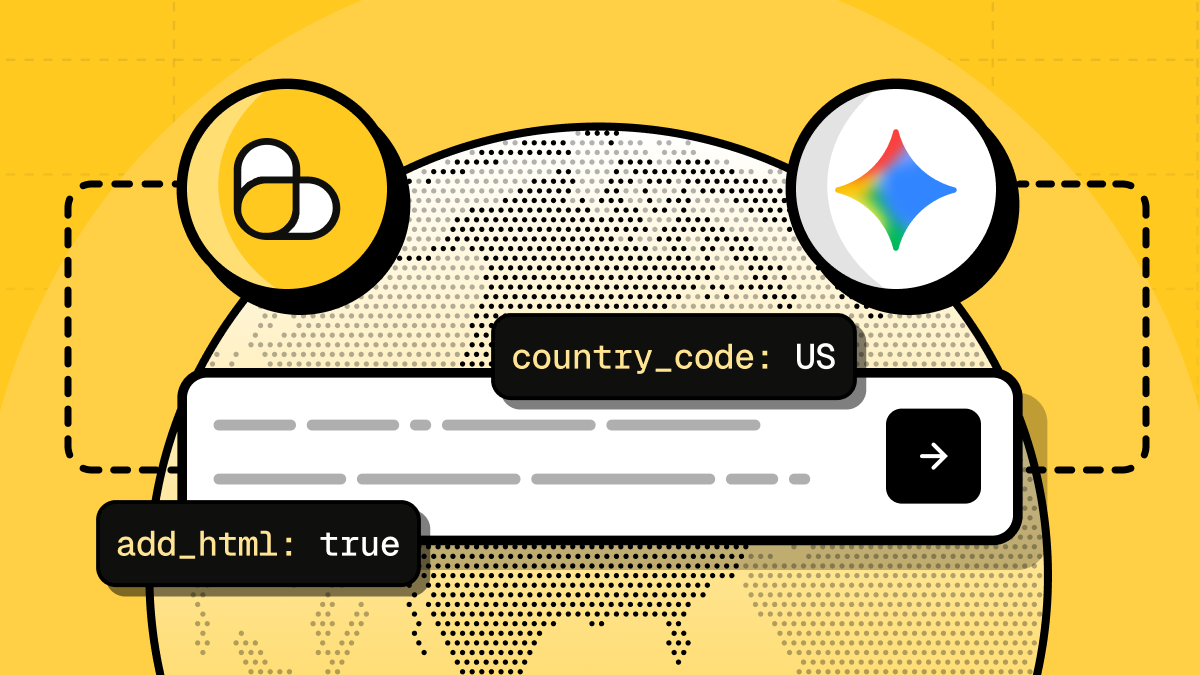 New Gemini API endpoint for AI-powered web data extraction blog post cover