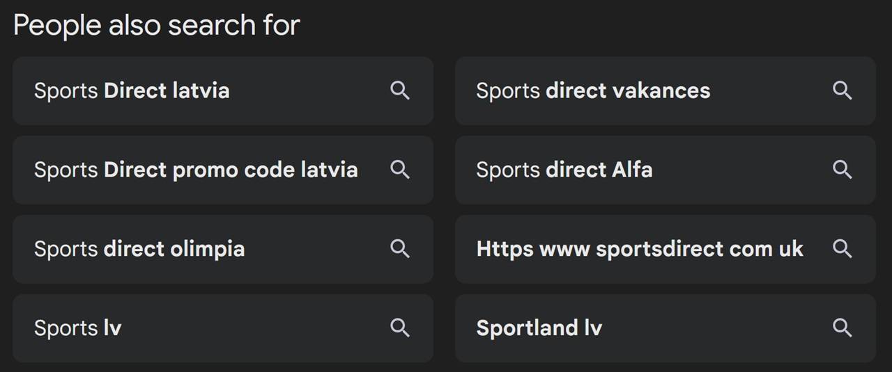 Related Google searches