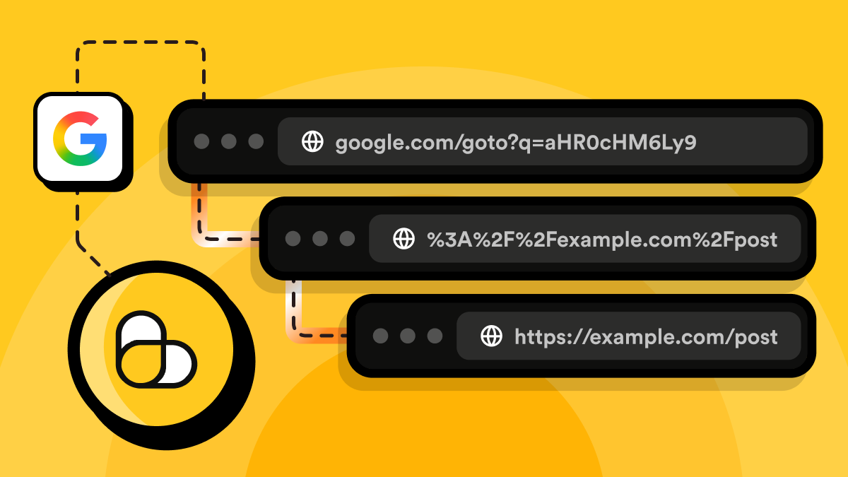 Learn how Google /goto redirect URLs work, what CAES tokens contain, why they can't be fully decoded, and how to resolve destination URLs in Python.
