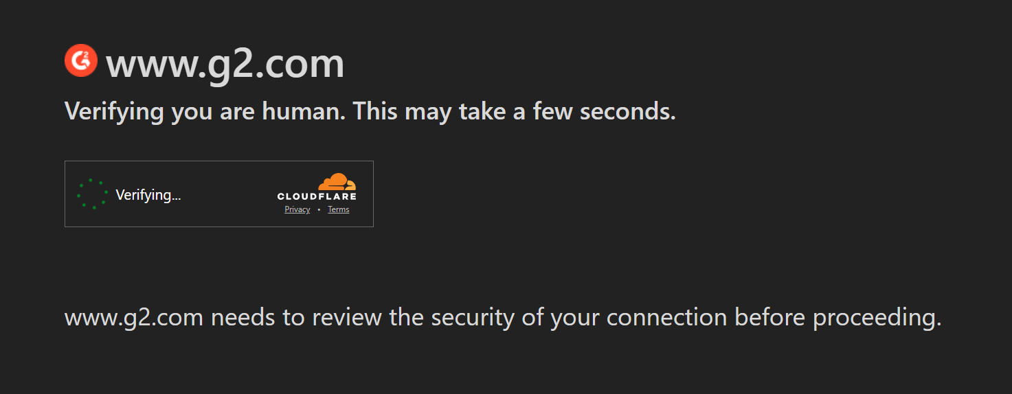 cloudflare turnstile captcha appeared on a webpage