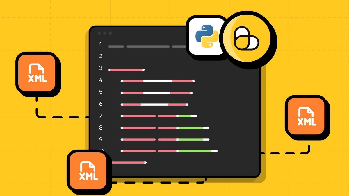 How to Parse XML in Python: ElementTree, lxml, xmltodict blog post cover