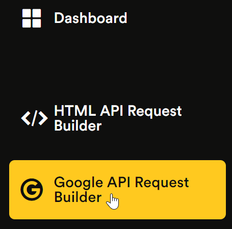 Google SERP Scraping API Builder
