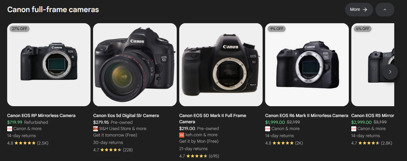 cameras