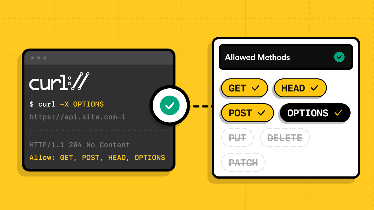 How to Send a curl OPTIONS Request blog post cover