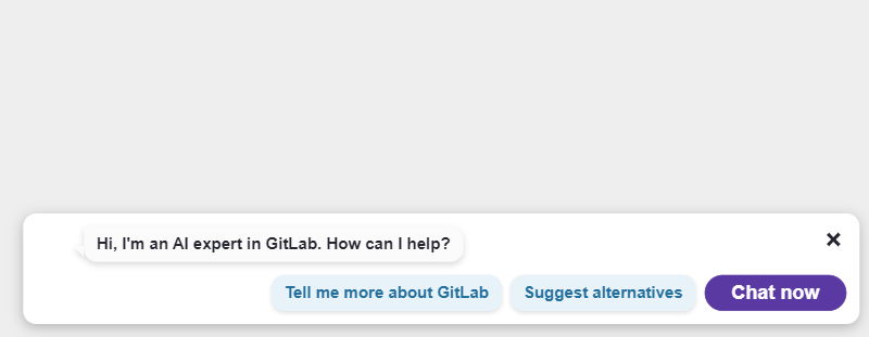 screenshot of the gitlab reviews page on g2
