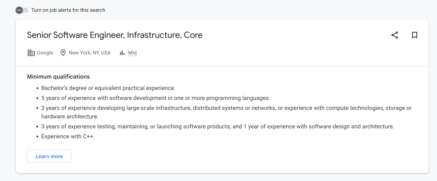 Google Jobs scraping for broad coverage