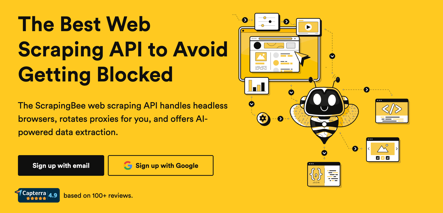 ScrapingBee – Best Lead Generation Scraper