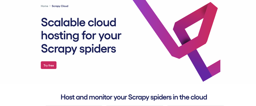 Scrapy Cloud hosted Scrapy platform
