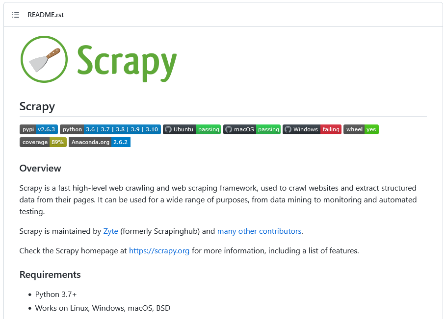 Scrapy