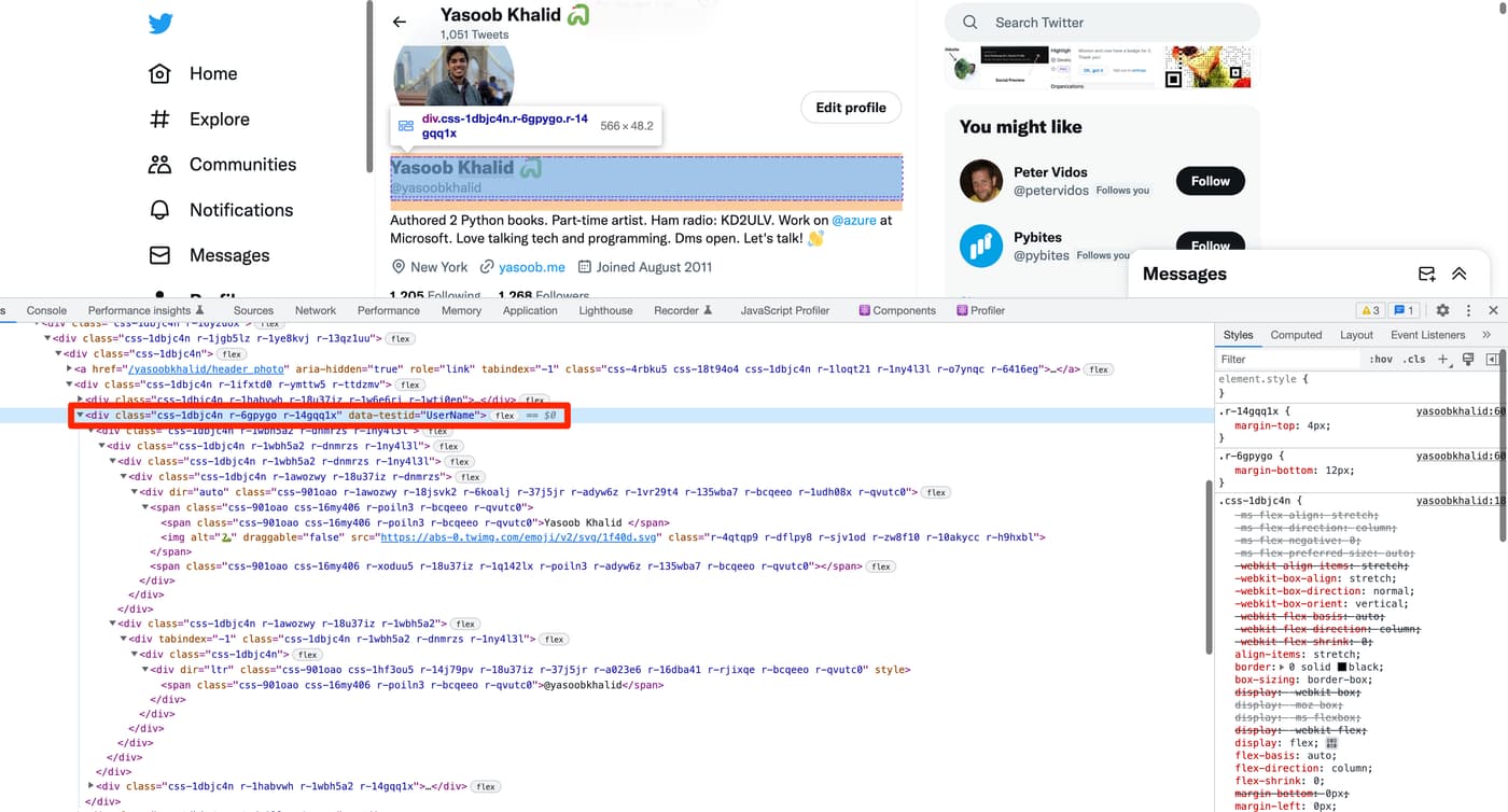 Annotated handle
