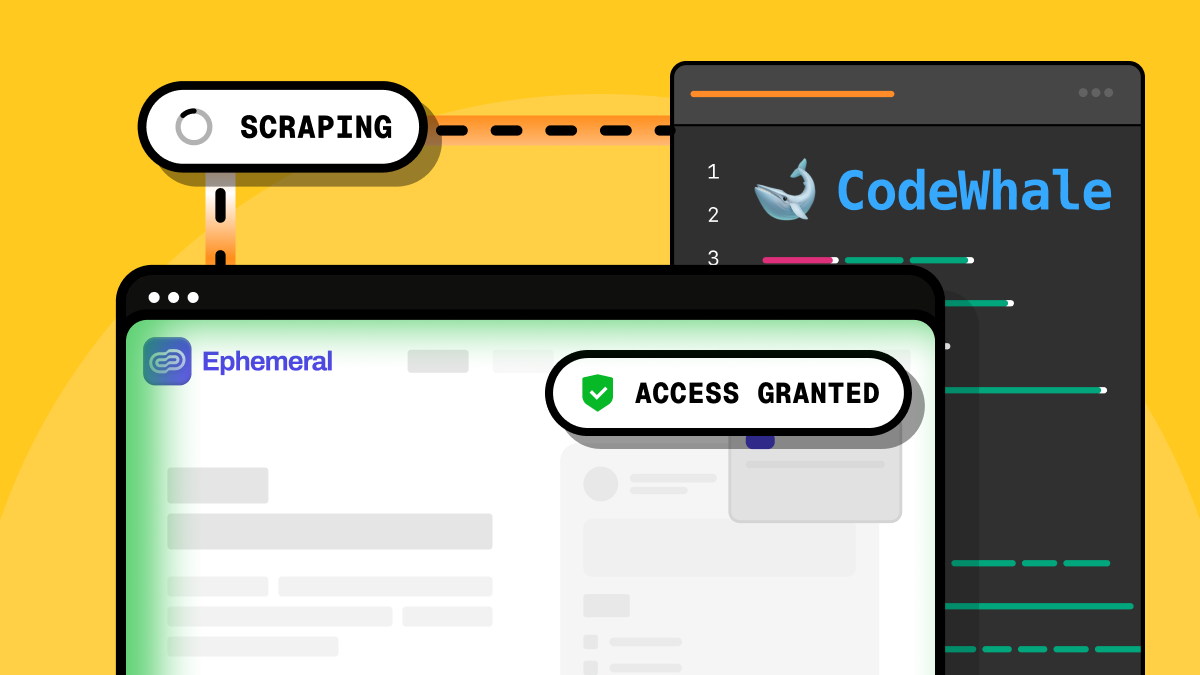 A web scraping request granting a terminal coding agent access to a page it would otherwise be blocked from reading