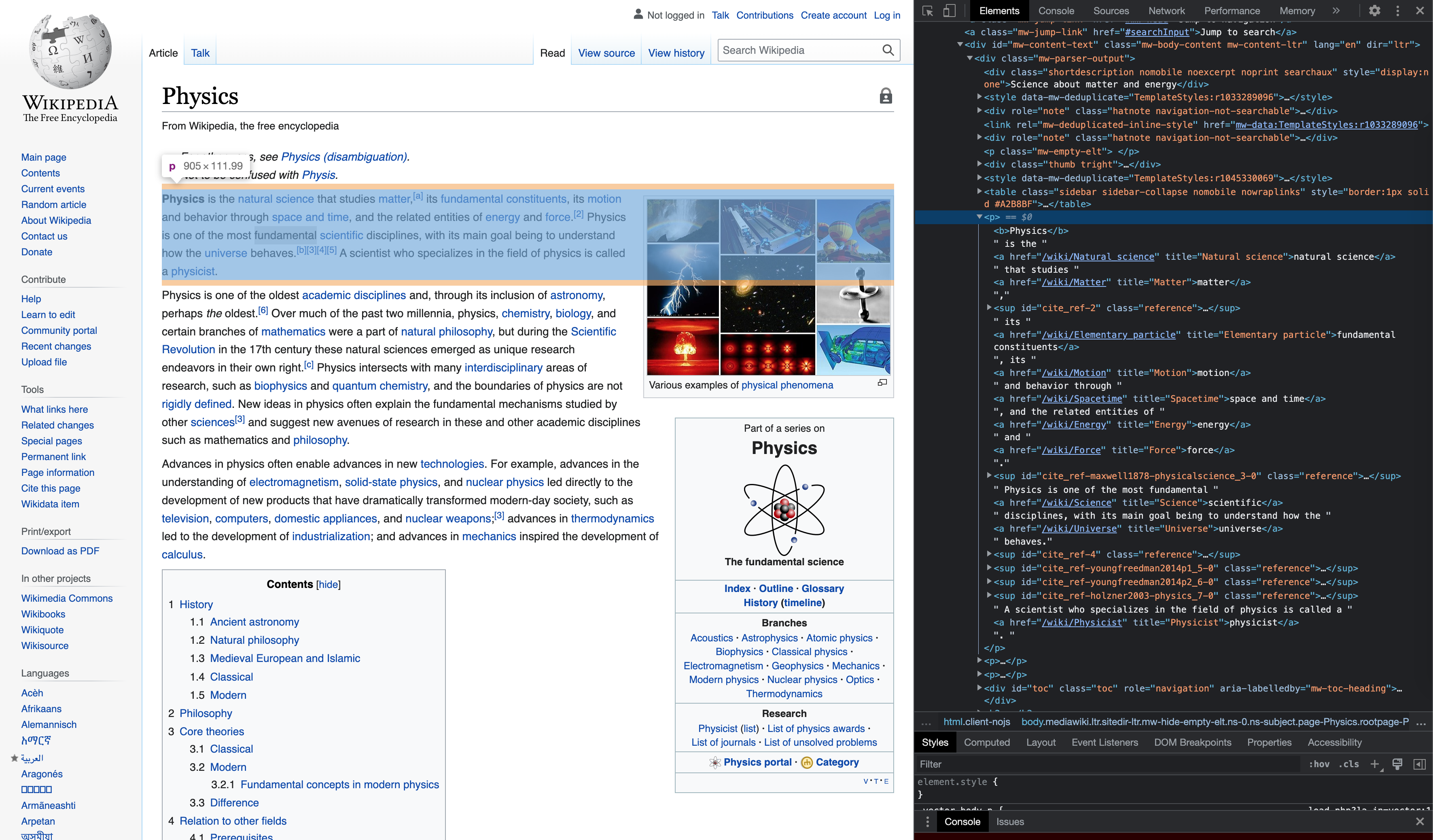 Wikipedia URL