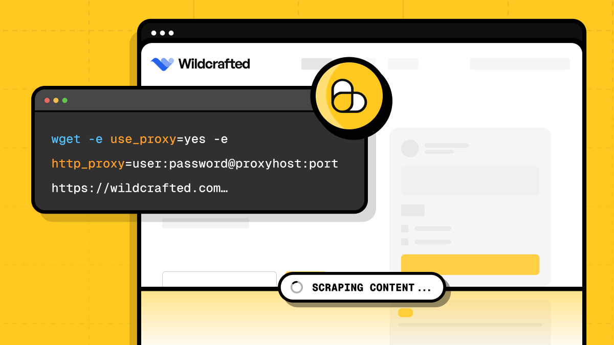 How to use wget with a proxy