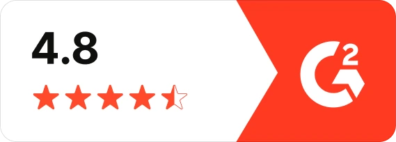 G2 rating 4.8 out of 5