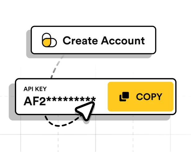 Creating a ScrapingBee account and copying the API key