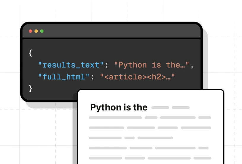 A parsed ChatGPT response returned as JSON and text