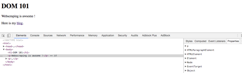 Chrome Inspector